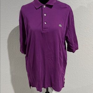 Lacoste Men's Polo in Rich Purple